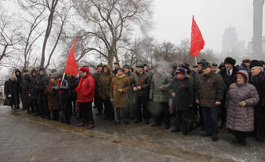 Народ и армия непобедимы! Акция воронежских коммунистов