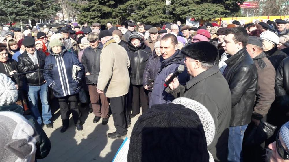 Тульская область. Новомосковские коммунисты провели массовый митинг против тарифно-коммунального беспредела