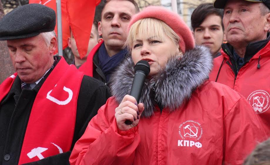 В Рязани прошли акции протеста под руководством коммунистов