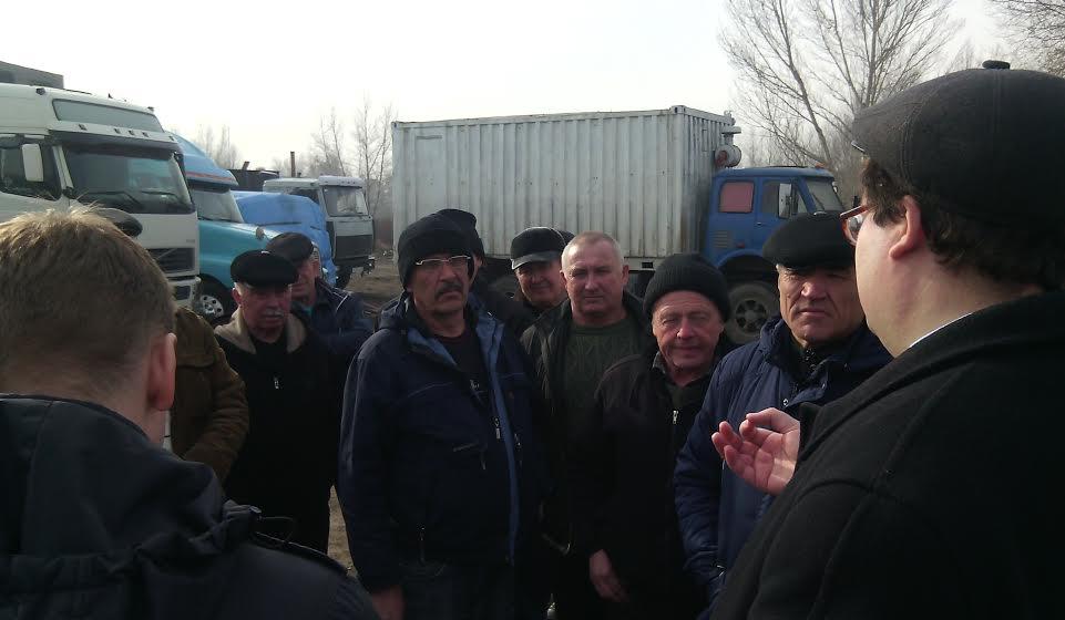 Дальнобойщики Хакасии начали забастовку