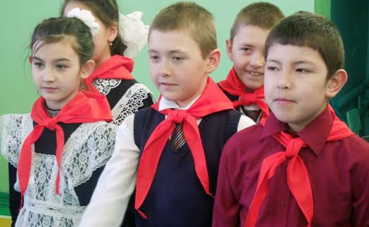 Забайкальский край: Новое пополнение в рядах пионерской организации «Радуга» МОУ СОШ с. Новая Кука Читинского района