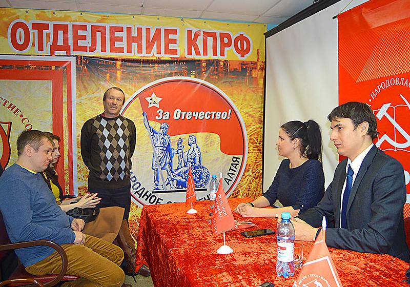 Алтайский край. Сергей Шаргунов провел встречи с избирателями в Барнауле и в Бийске