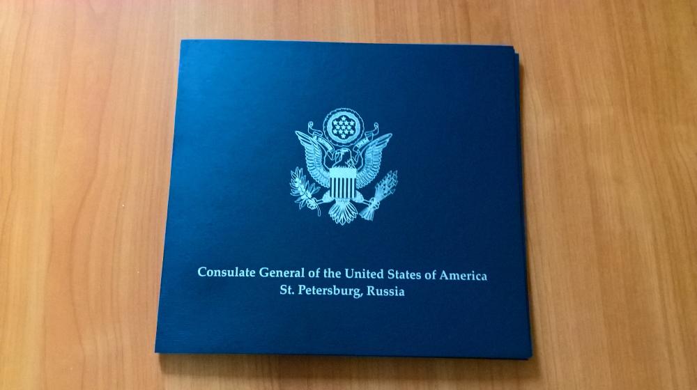 Первый секретарь Калининградского обкома КПРФ Игорь Ревин встретился с американским дипломатом-философом