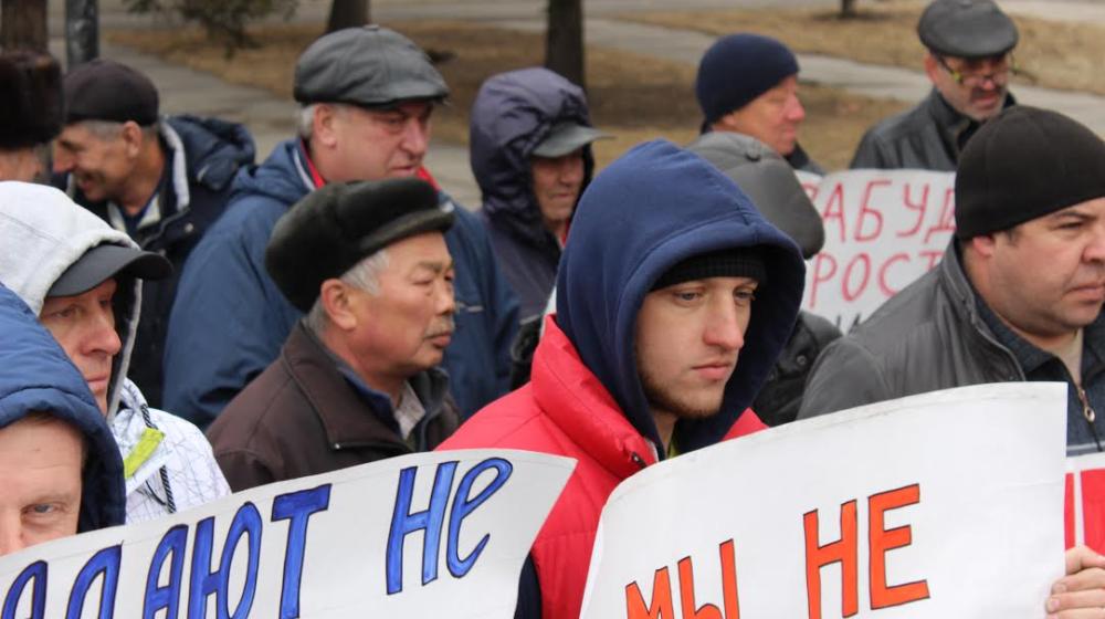 Республика Хакасия. В Абакане прошла новая акция протеста дальнобойщиков