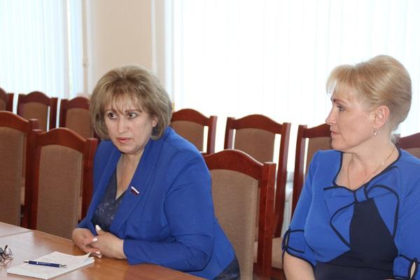 В.А. Ганзя провела ряд встреч   в Новгородской области