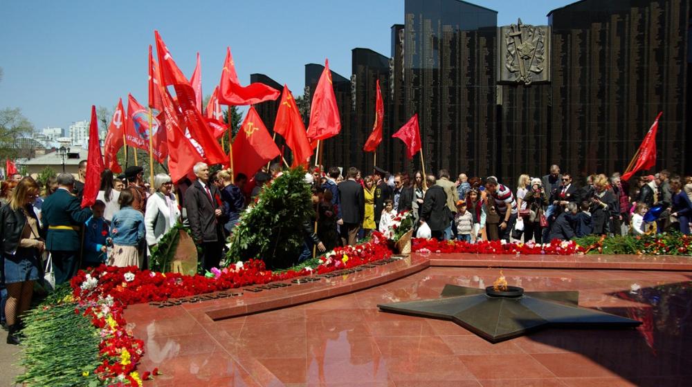 Хабаровский край. День Победы в красном цвете