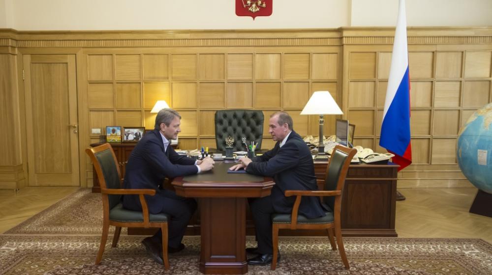 Губернатор-коммунист Сергей Левченко провел встречу с  главой Минсельхоза