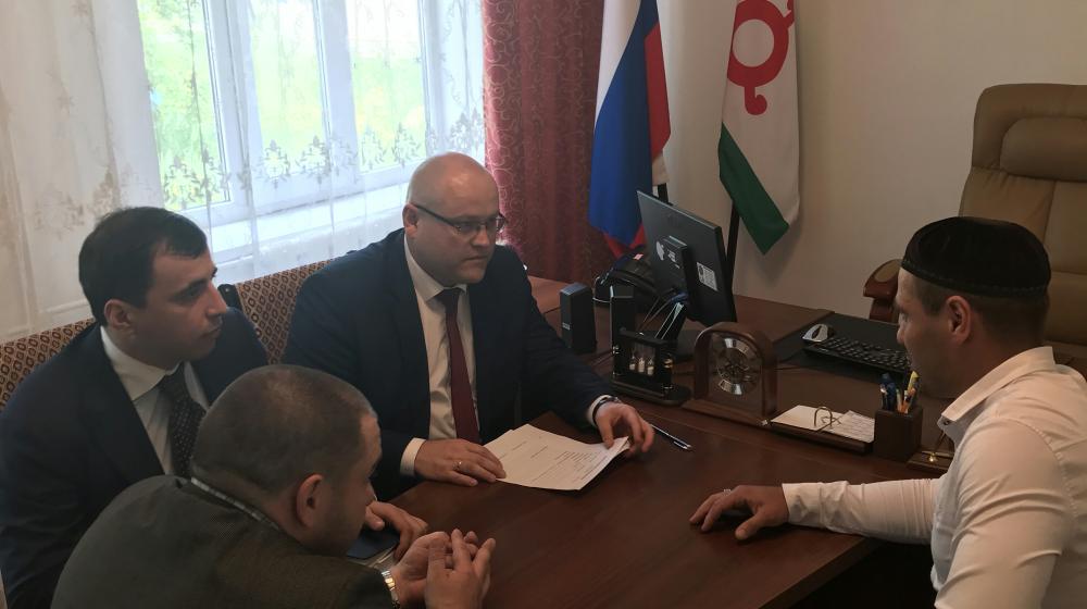 По поручению А.Ж. Бифова в Ингушетии был проведен прием граждан