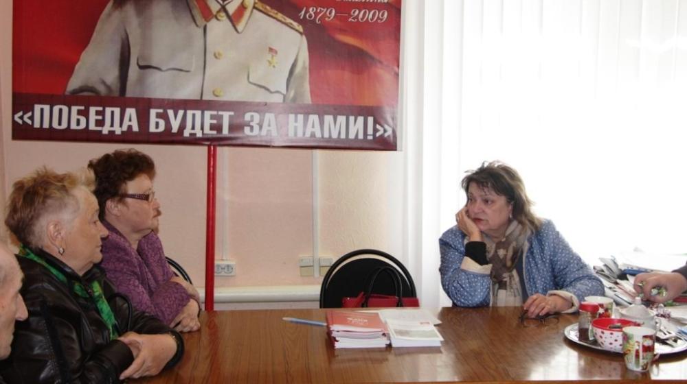 Саратовская область. Ольга Алимова встретилась жителями Лысогорского района