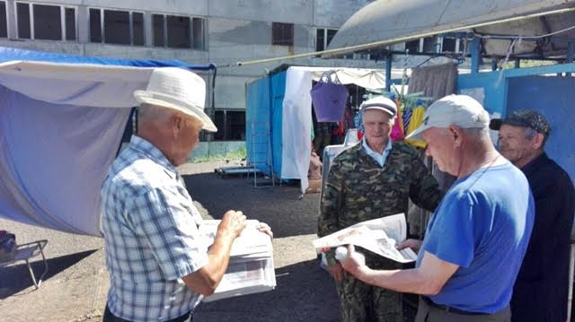 Татарстан. Красный «Соболь» на дорогах Нижнекамского района