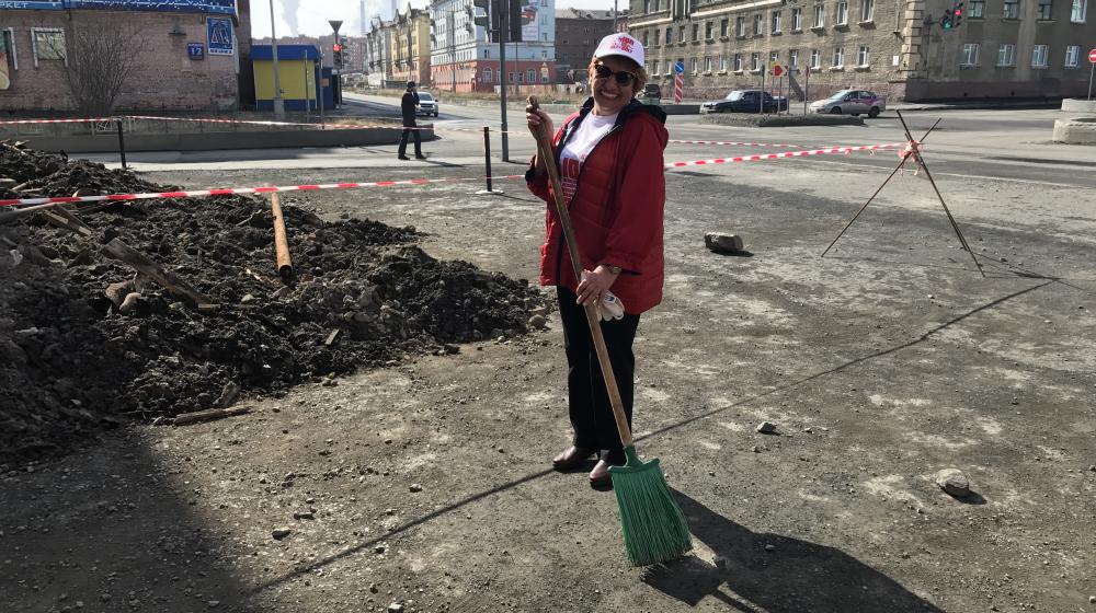 Красноярский край. В Норильске прошел коммунистический субботник