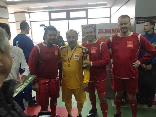 Состоялся традиционный турнир по футболу между командами фракций Госдумы