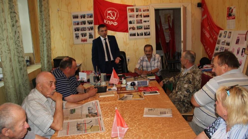 Первый секретарь Коми рескома КПРФ Олег Михайлов встретился с партийным активом Удорского района