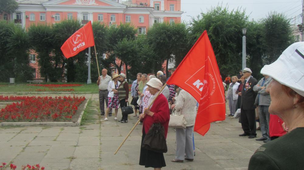 Хабаровский край. Комсомольчане поддержали детей войны