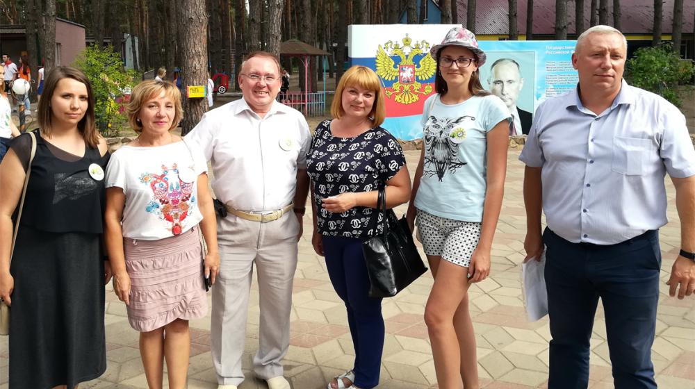 Курская область. Н.Н. Иванов приехал на юбилейный праздник в детский оздоровительный лагерь «Гайдаровец»