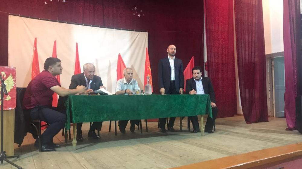 Кандидаты в депутаты Парламента РСО-Алания Северо-Осетинского Республиканского отделения КПРФ провели встречу с жителями Мизура