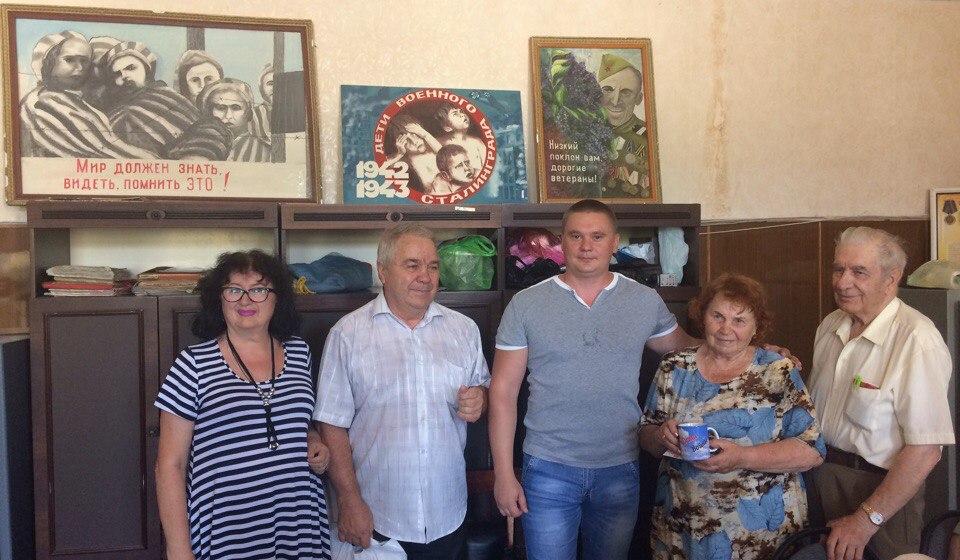 Волгоградская область. Депутат-коммунист А.Б. Кудрявцев встретился с ветеранами в городе Волжском