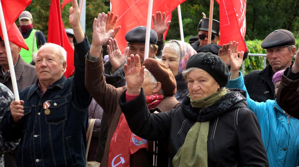 Чувашские коммунисты провели митинг в рамках Общероссийской акции протеста