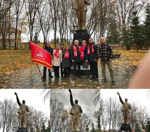 Республика Татарстан. В Нижнекамске коммунисты открыли отреставрированный памятник В.И. Ленину