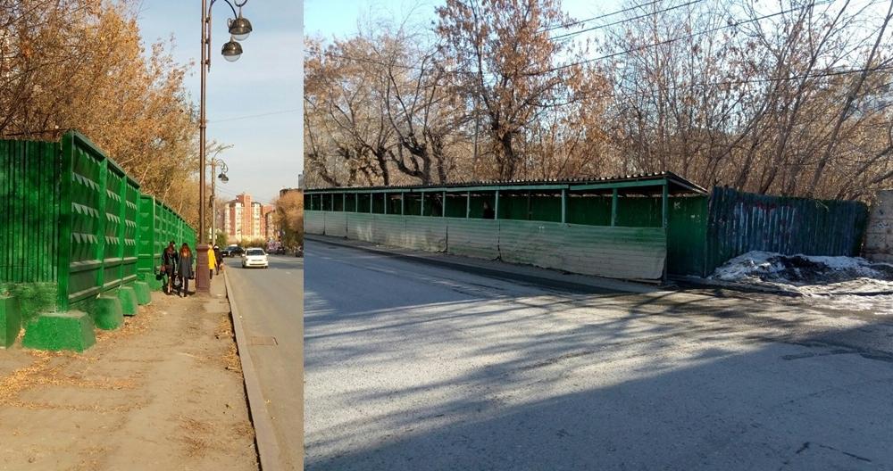 В центре Тюмени по инициативе депутата-коммуниста Александра Чепик было ликвидировано ограждение пешеходного перехода