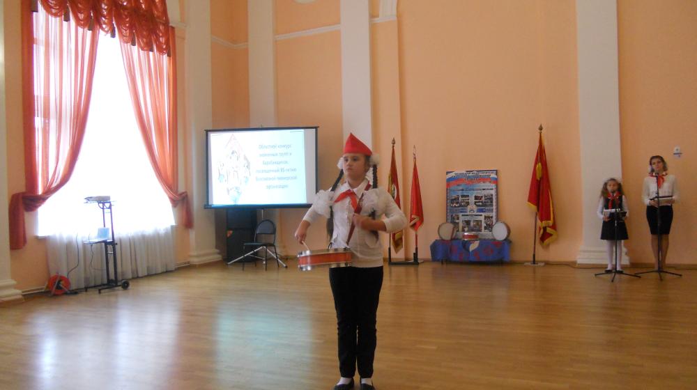 В Орловской области прошел конкурс знамённых групп и барабанщиков