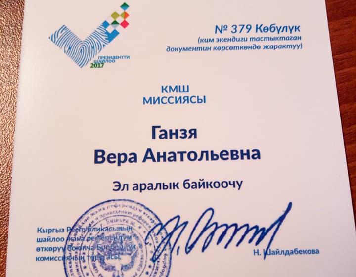 В.А. Ганзя: «Избирательная система Киргизии эффективнее, чем в России» 