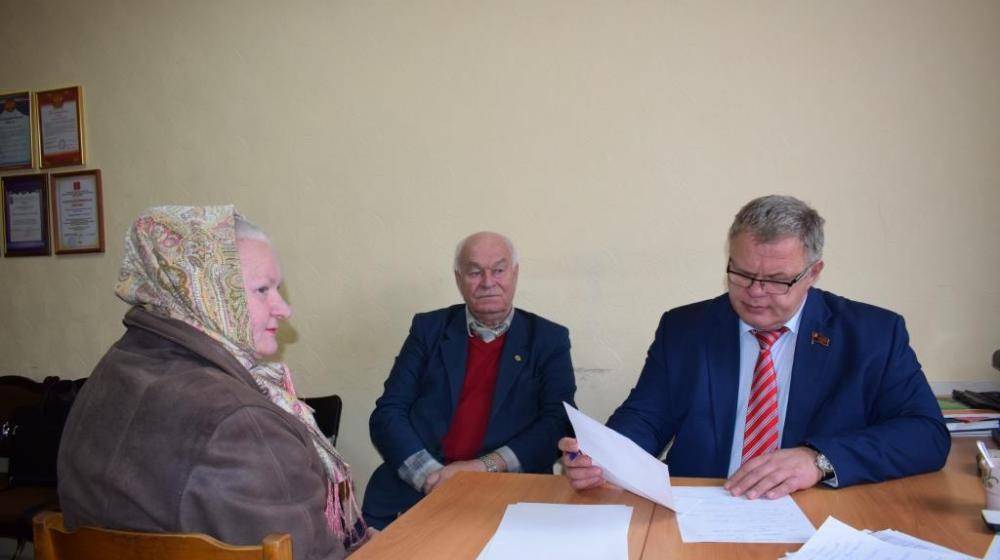 Состоялась рабочая поездка секретаря МК КПРФ Александра Наумова в городской округ Озеры Московской области
