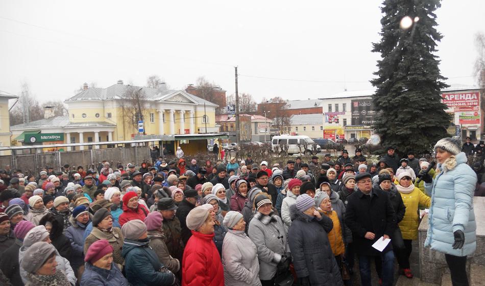 Состоявшийся в минувшую субботу митинг протеста в Ивановской области собрал более 700 человек