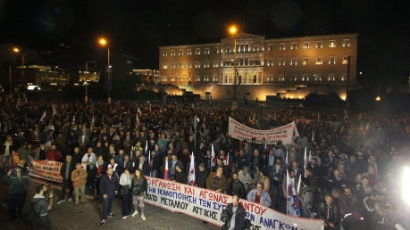 Митинги ПАМЕ: Только развитие классовой борьбы вселяет в народ оптимизм