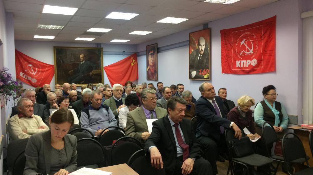 Доклад первого секретаря Нижегородского обкома КПРФ В.И. Егорова на Пленуме Комитета НРО КПРФ