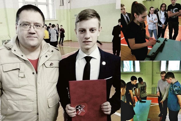 Татарстан, Зеленодольск. Юнармейская смена приведена к присяге