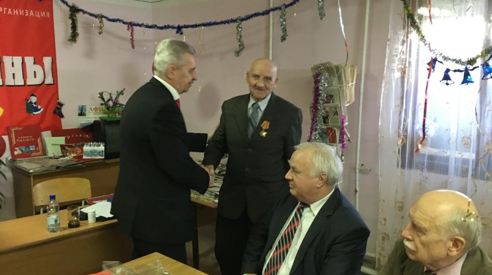 Краснодарский край. Коммунист-депутат Н.И. Осадчий встретился с активистами организации «Дети войны»