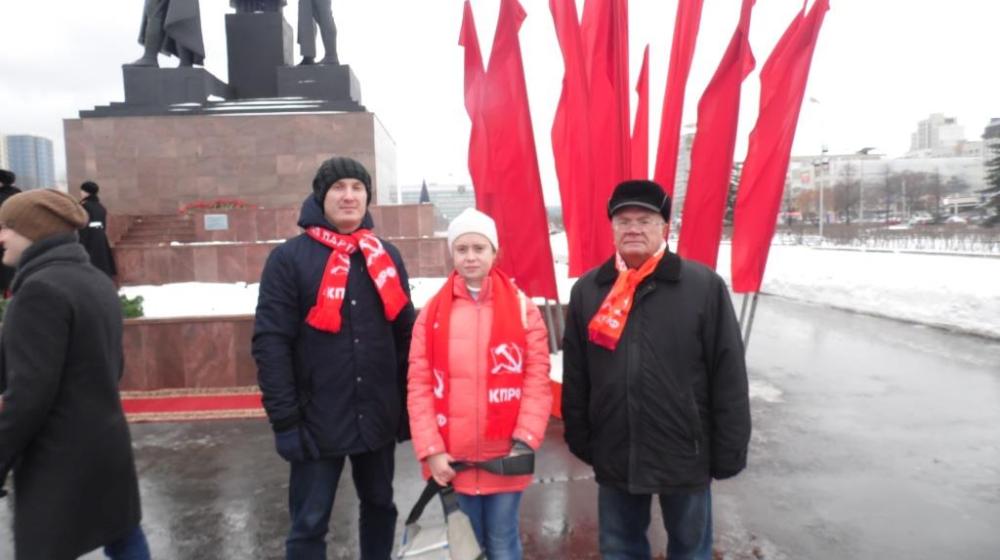 Пермь. Коммунисты прияли участие в городском митинге, посвященном очередной годовщине наступления советских войск под Москвой