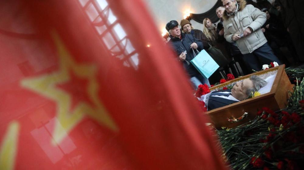Прошло прощание с Виктором Анпиловым