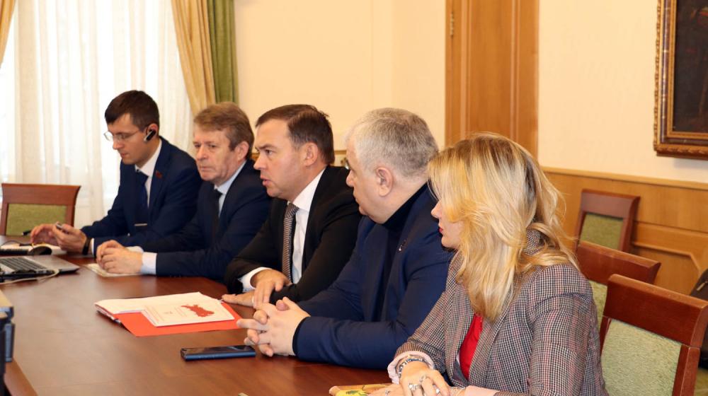 Юрий Афонин и Казбек Тайсаев провели видеоконференцию с парторганизациями Северного Кавказа и Южного федерального округа