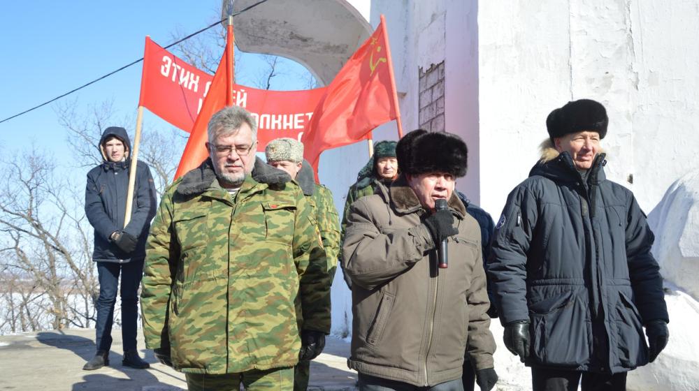 Коммунисты Дальнего Востока отметили 96-ю годовщину победы в Волочаевском бою