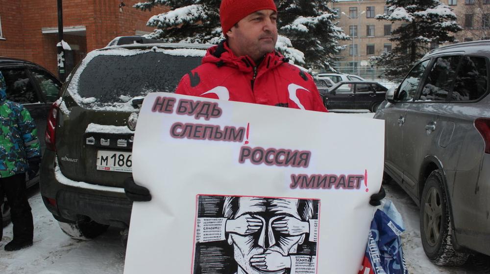 Карельские коммунисты провели серию пикетов в поддержку П.Н. Грудинина