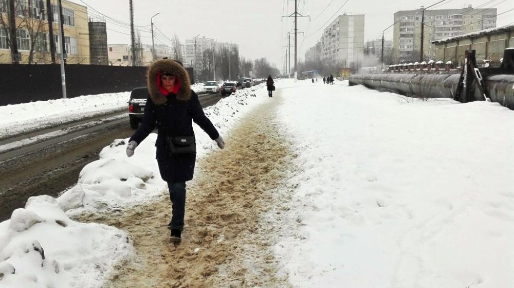 Саратов в ледяном плену
