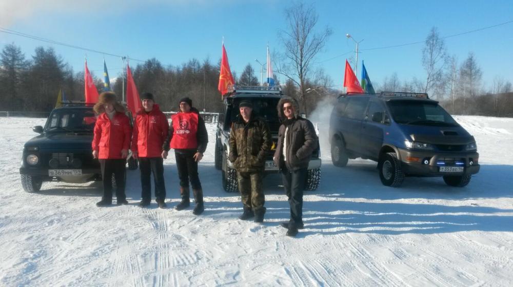 Магаданская область. Автопробег КПРФ в Сусумане привлёк молодежь