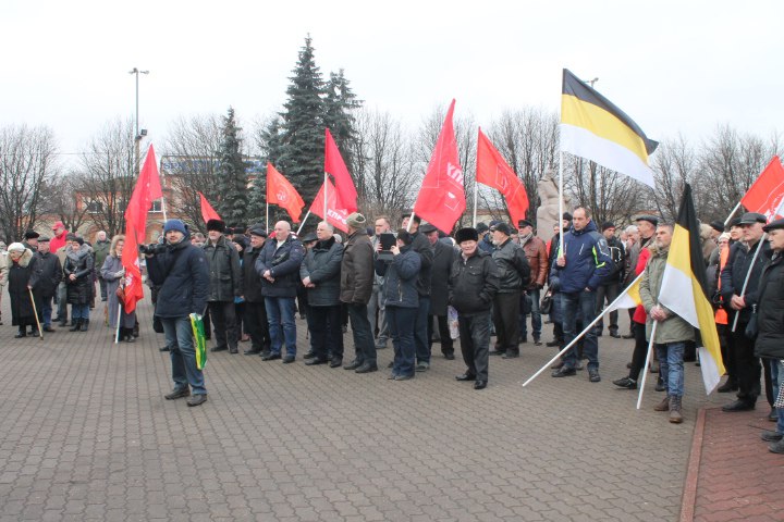В Калининграде  состоялся митинг в поддержку Павла Грудинина