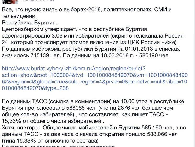 Картина нарушений. Аномалии в Бурятии