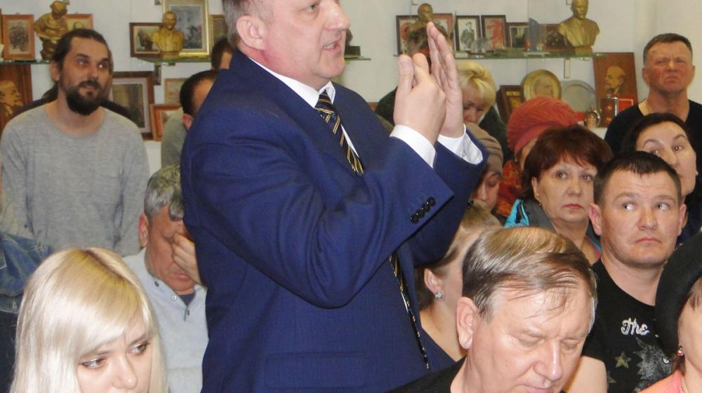 В здании Амурского обкома КПРФ прошла встреча с доверенными лицами Павла Грудинина