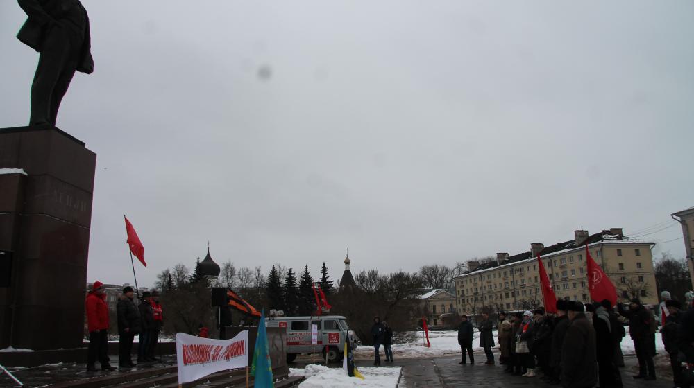 В Пскове прошёл митинг за честные выборы