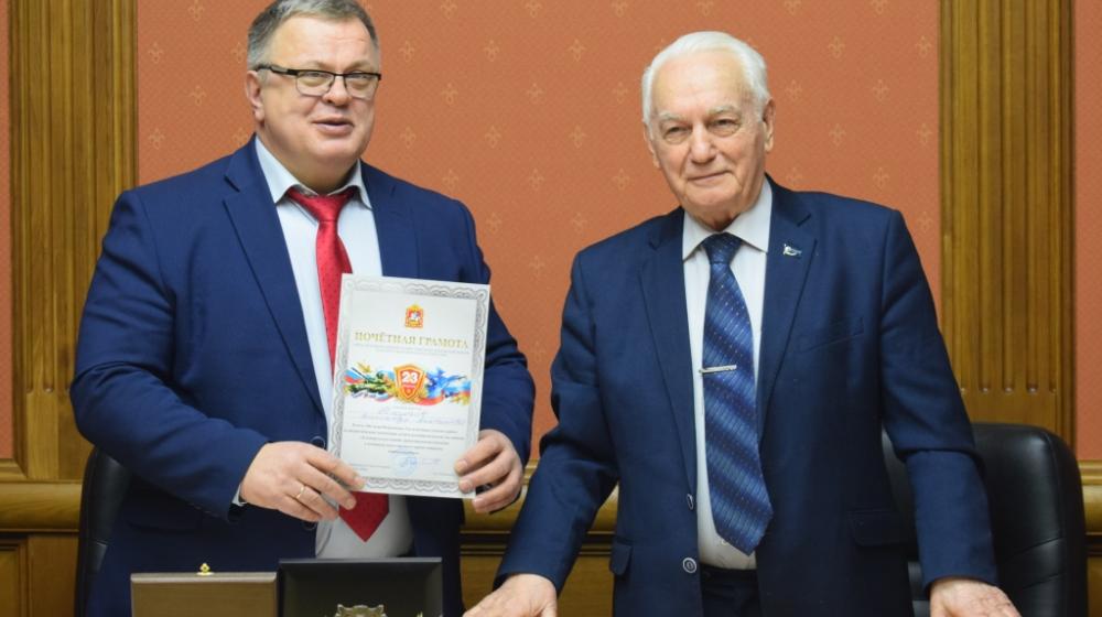 Секретарь Московского обкома КПРФ Александр Наумов встретился с ветеранами Администрации Губернатора и Аппарата областной Думы