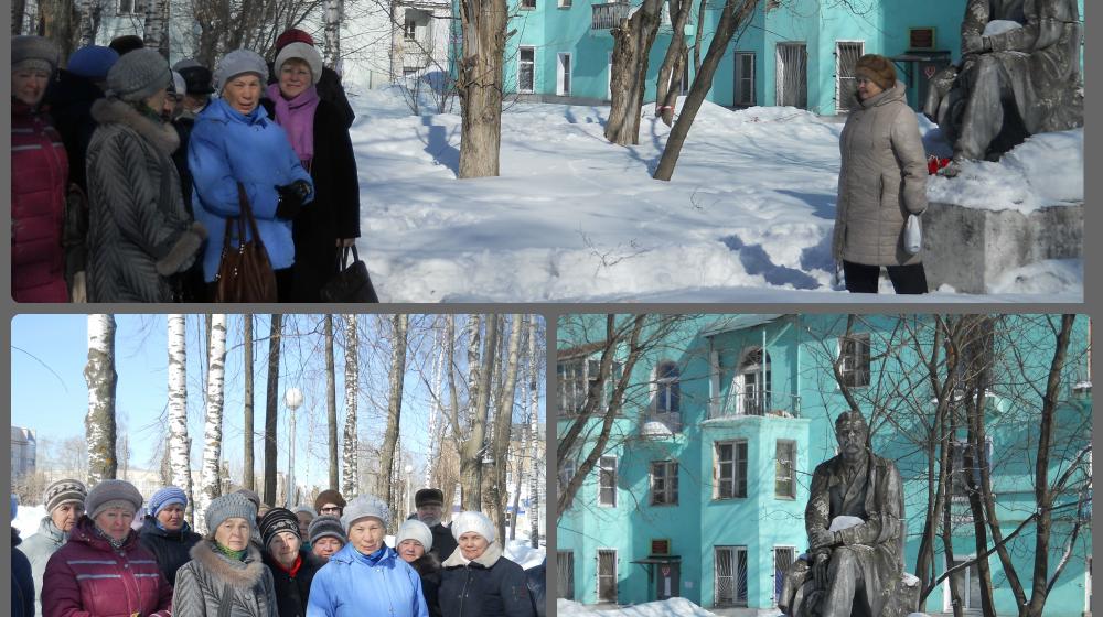 Ветераны труда и активисты Кировского городского отделения КПРФ возложили цветы к памятнику Максиму Горькому