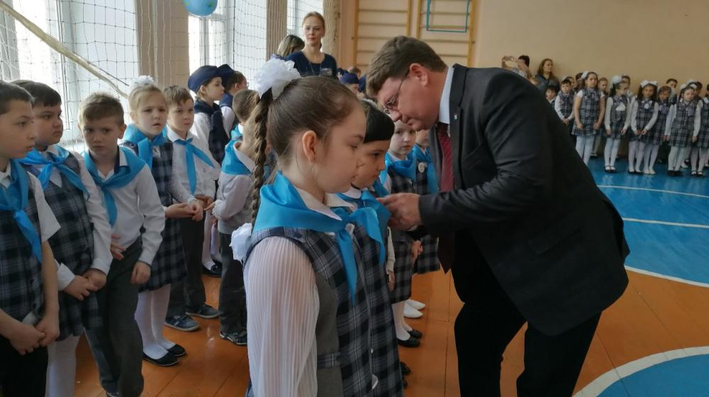 Первый секретарь Самарского обкома КПРФ Алексей Лескин принял участие в торжественном мероприятии "Посвящение в Гагаринцы"