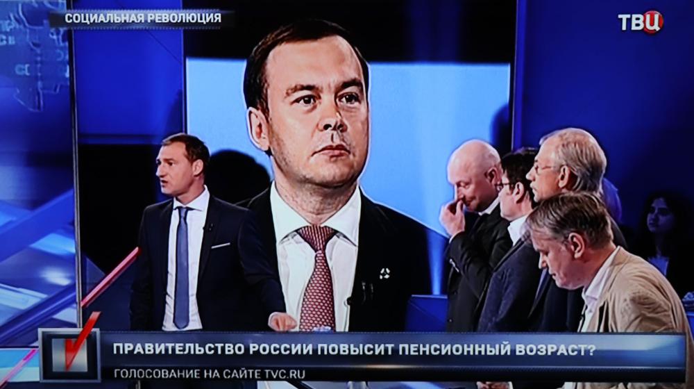 Юрий Афонин в эфире ТВ Центра: Аргументы за повышение пенсионного возраста – это мифы и подтасовки