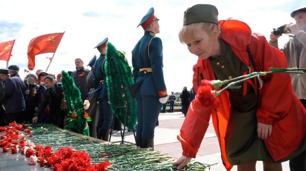 В День Победы коммунисты столицы Забайкалья возложили цветы к Вечному Огню