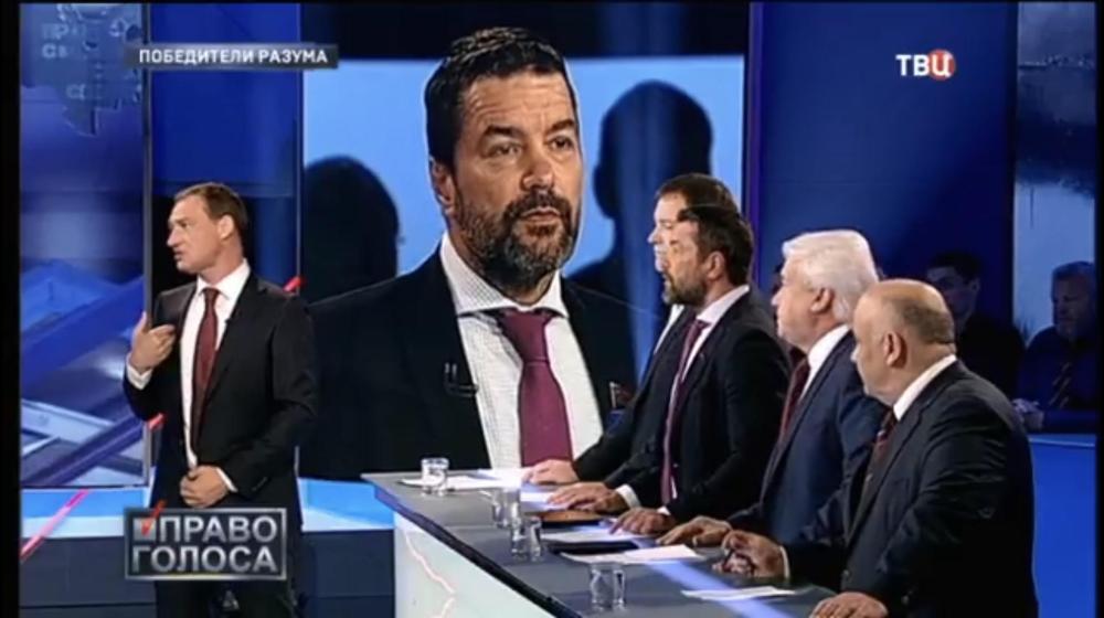 А.А. Ющенко принял участие в программе «Право голоса» на телеканале «ТВЦ»