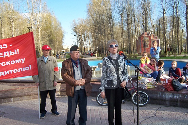 Татарстан. Накануне Дня Победы казанские коммунисты провели митинг памяти в сквере Тинчурина
